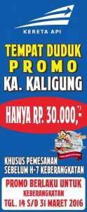 Tiket Promo KA Kaligung