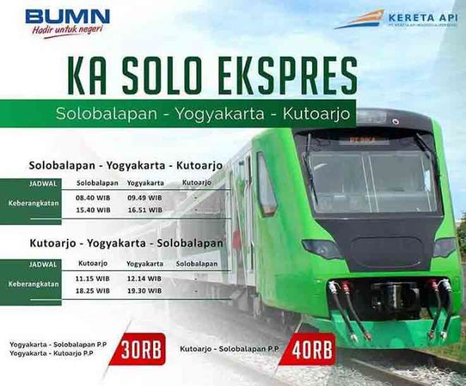 Jadwal KA Solo Ekspres Terbaru - Informasi Aktual