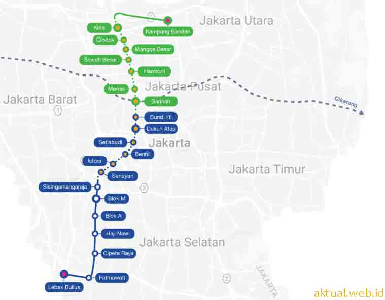 PETA MRT JAKARTA